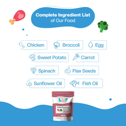 BLEP Chicken Broccoli Dog Wet Food | 100g | 7 Pack