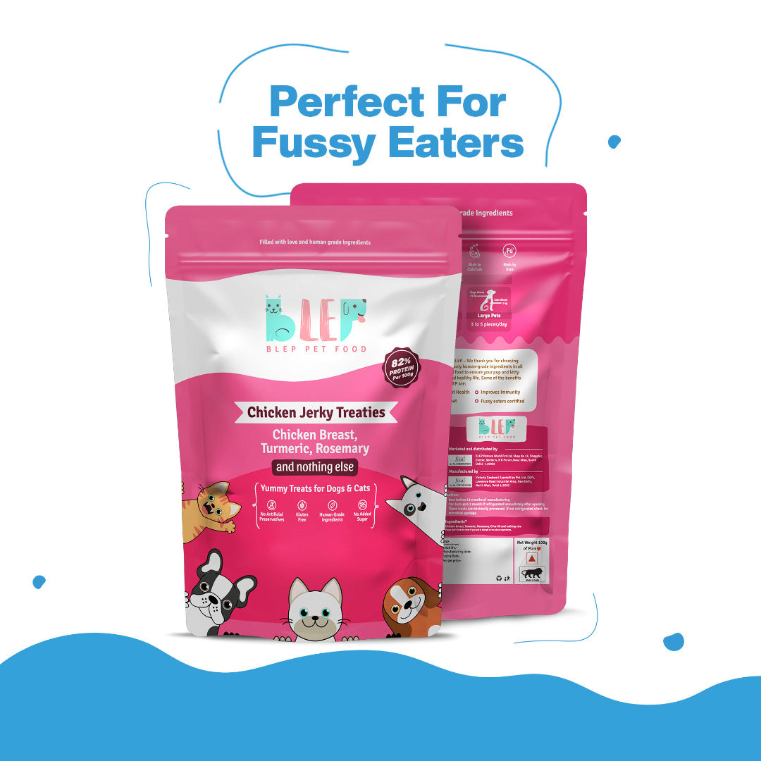 BLEP Chicken Jerky Treats for Cats & Dogs| 70g