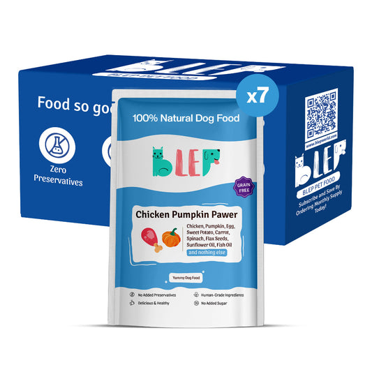 BLEP Chicken Pumpkin Dog Wet Food | 100g | 7 Pack