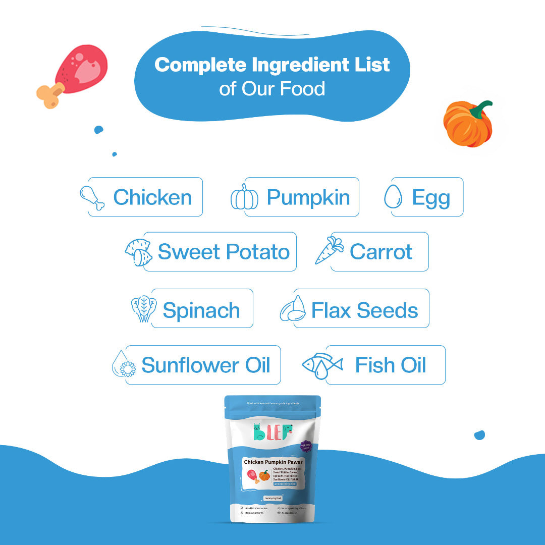 BLEP Chicken Pumpkin Dog Wet Food | 100g | 7 Pack