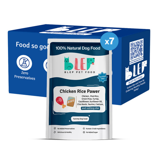 BLEP Chicken Rice Dog Wet food | 100g | 7 Pack