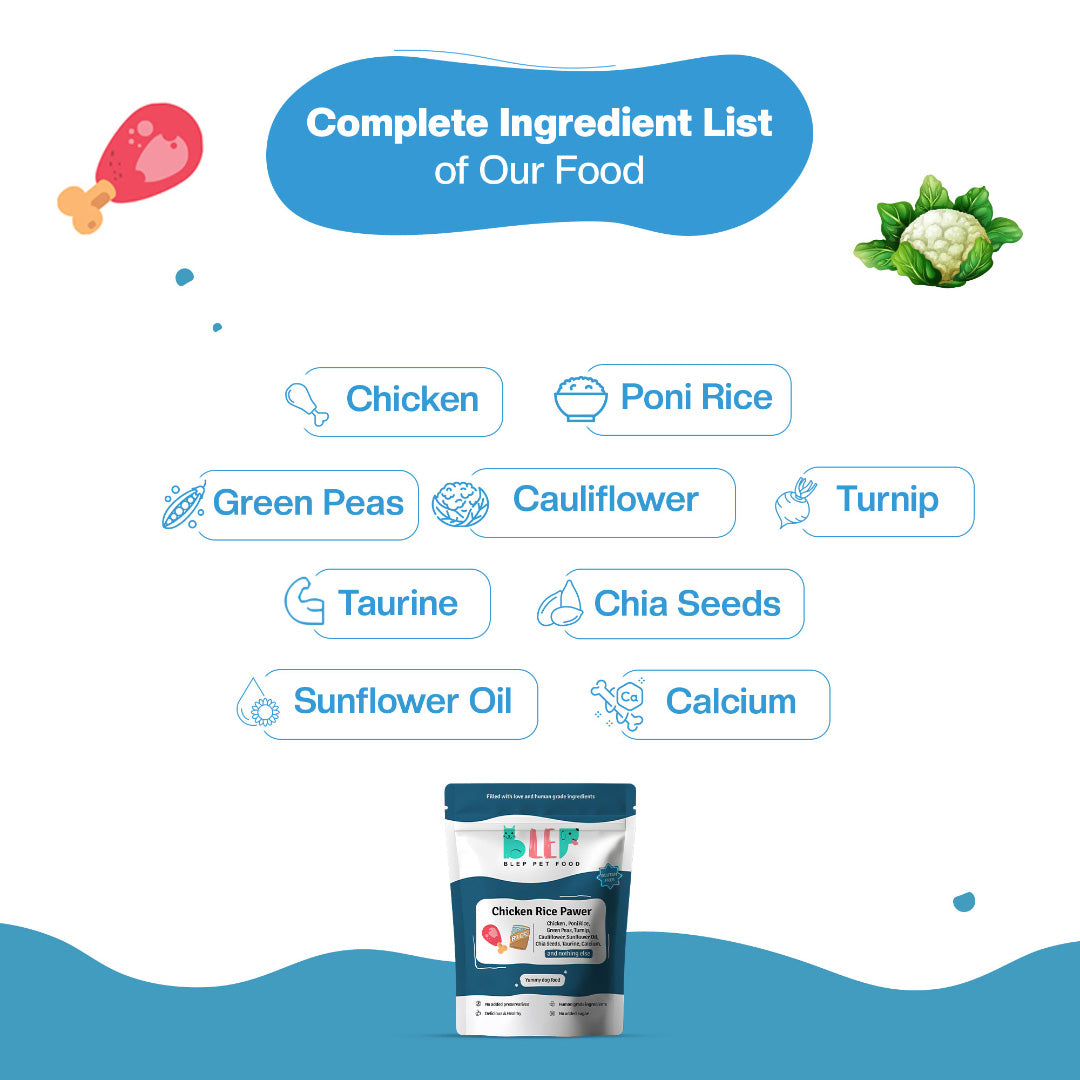 BLEP Chicken Rice Dog Wet food | 100g | 7 Pack
