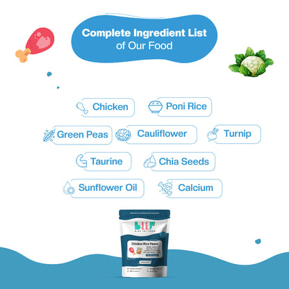 BLEP Chicken Rice Dog Wet food | 100g | 7 Pack