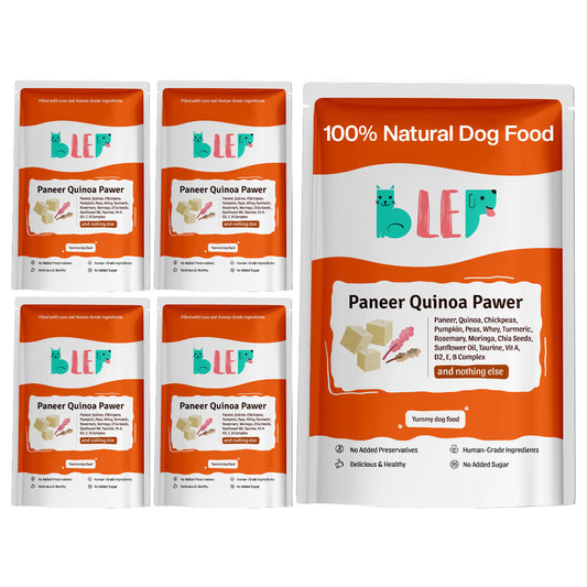 BLEP Paneer Quinoa Dog Wet Food Trial Pack | 100g | 5 Pack
