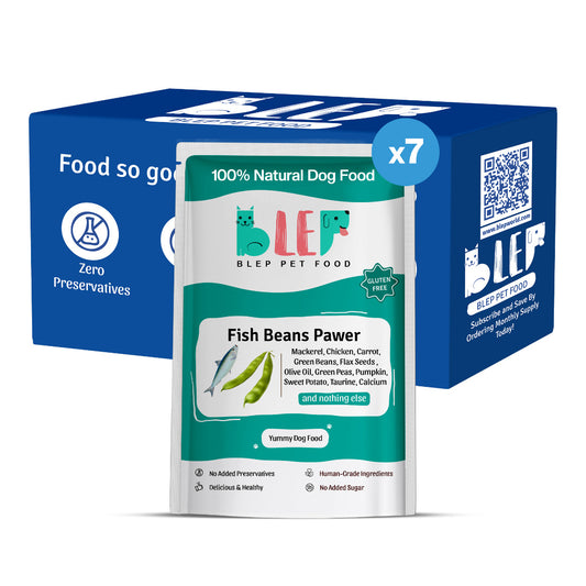 BLEP Fish Beans Dog Wet Food | 100g | 7 Pack