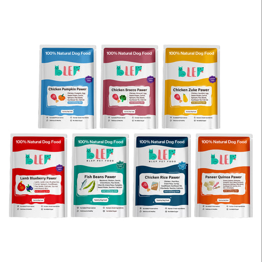 BLEP All Recipes Dog Wet Food Trial Pack | 100g | 7 Pack