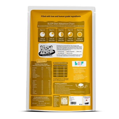BLEP Chicken Zucchini Dog Wet Food| 100g | 7 Packs