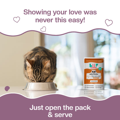 BLEP Juicy Chicken Cat Wet Food | 50g | 10 Pack