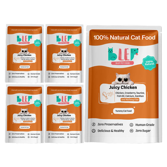 BLEP Juicy Chicken Cat Wet Food | 50g | 5 Pack