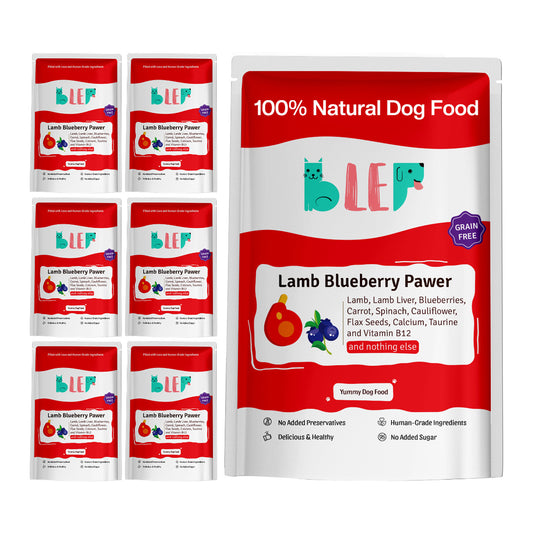 BLEP Lamb Blueberry Dog Wet Food Trial Pack | 100g | 5 Pack