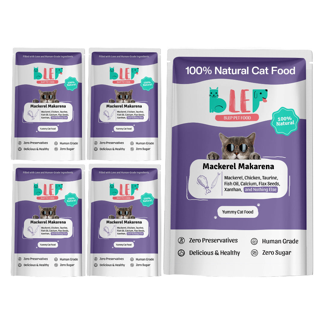BLEP Mackerel Makarena Cat Wet Food | 50g |5 Pack
