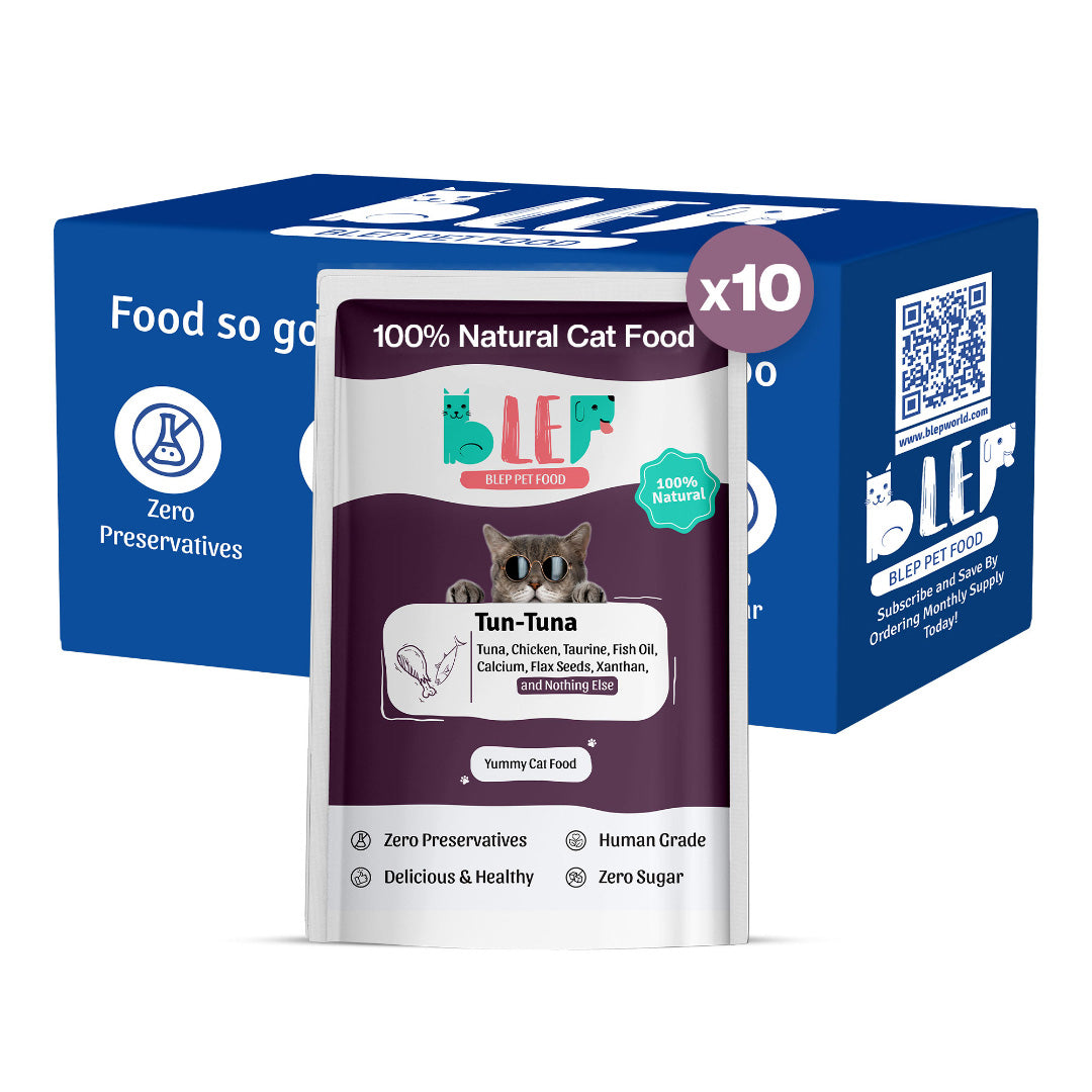 BLEP Tun-Tuna Cat Wet  Food Trial Pack| 50g | 10 Pack