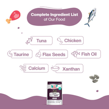 BLEP Tun-Tuna Cat Wet Food Trial Pack| 50g | 5 Pack