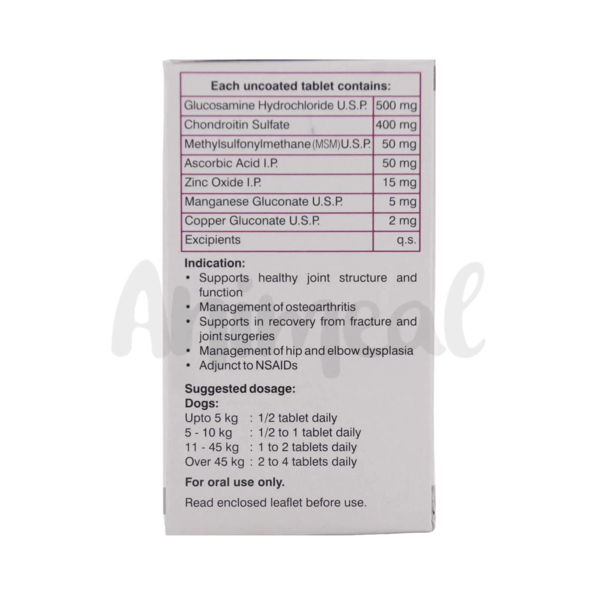 BONHANS TABLET - Animeal