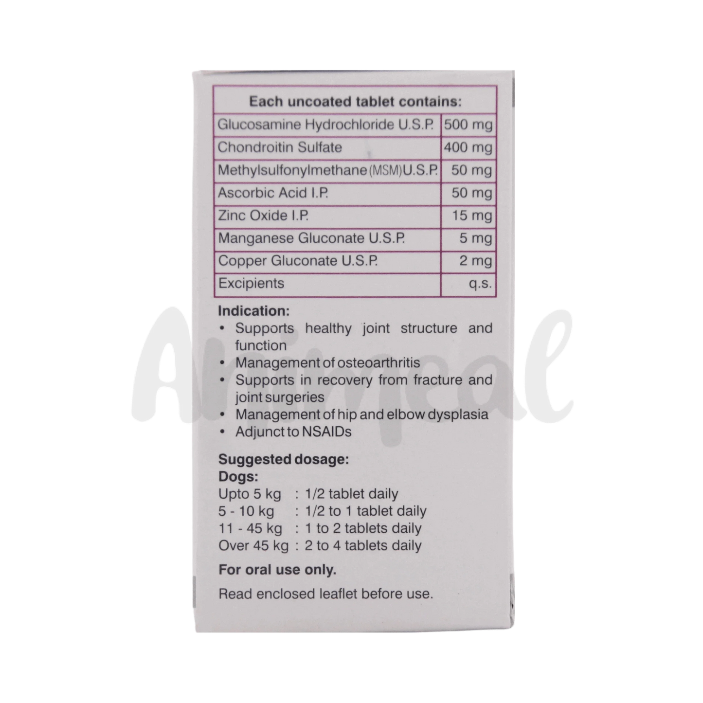 BONHANS TABLET - Animeal