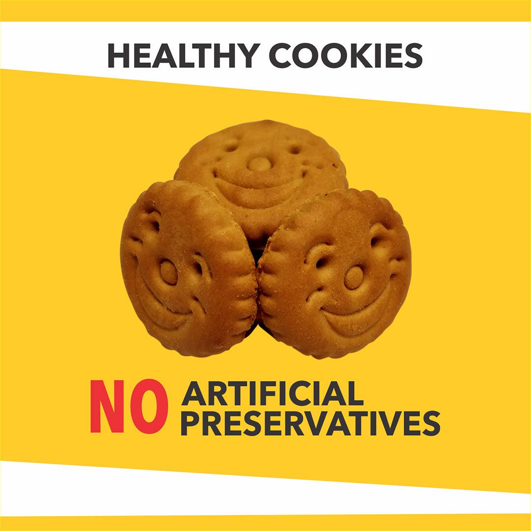 Baked Delights Chicken Flavour, Real Chicken Baked Cookies, Round Shaped- Dog Treats, 800 gm