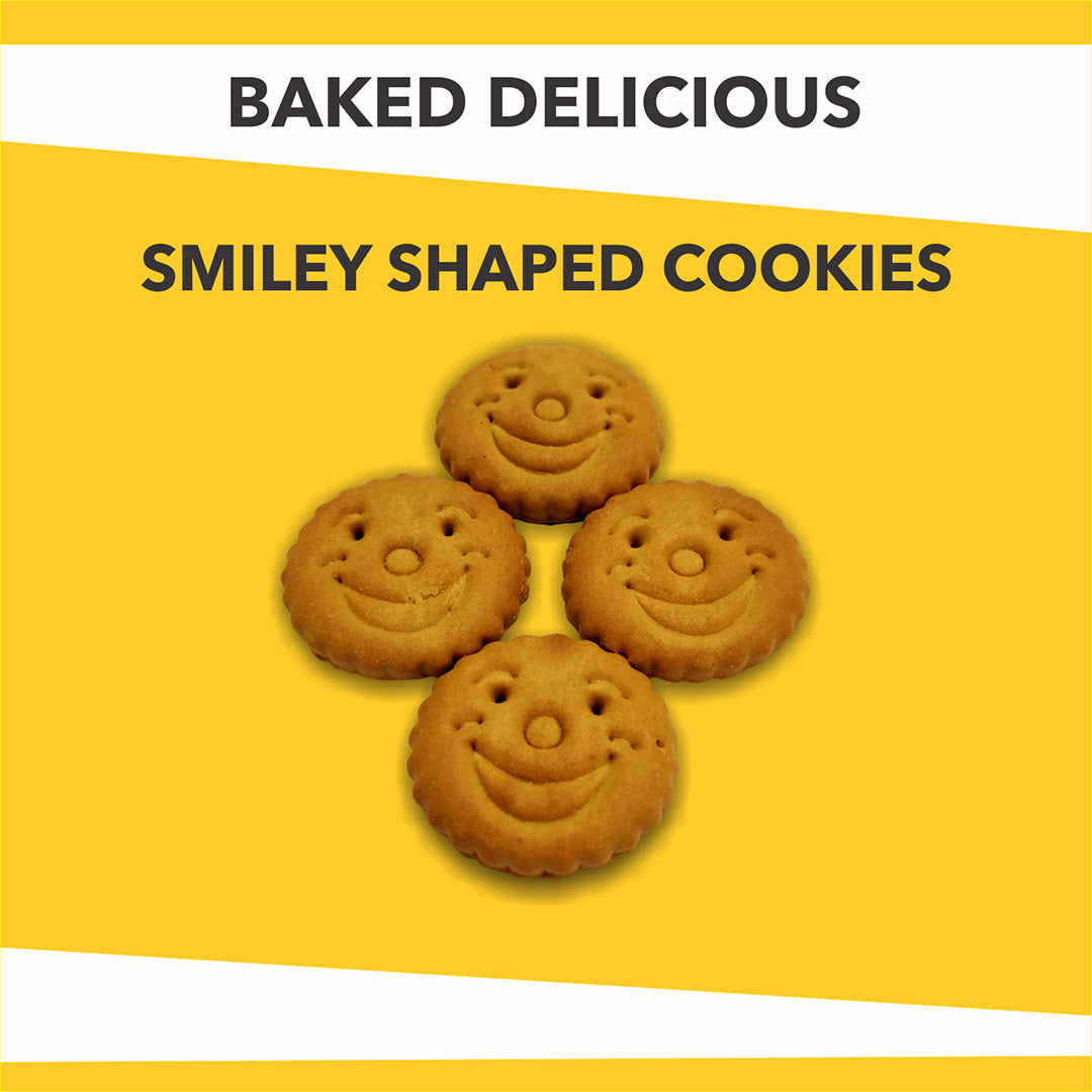 Baked Delights Chicken Flavour, Real Chicken Baked Cookies, Round Shaped- Dog Treats, 800 gm