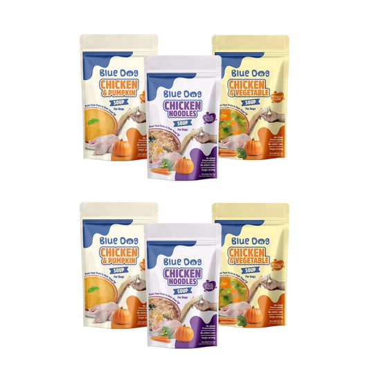 Bluedog Chicken Soup Trial Pack (All Variants) – 6 In 1