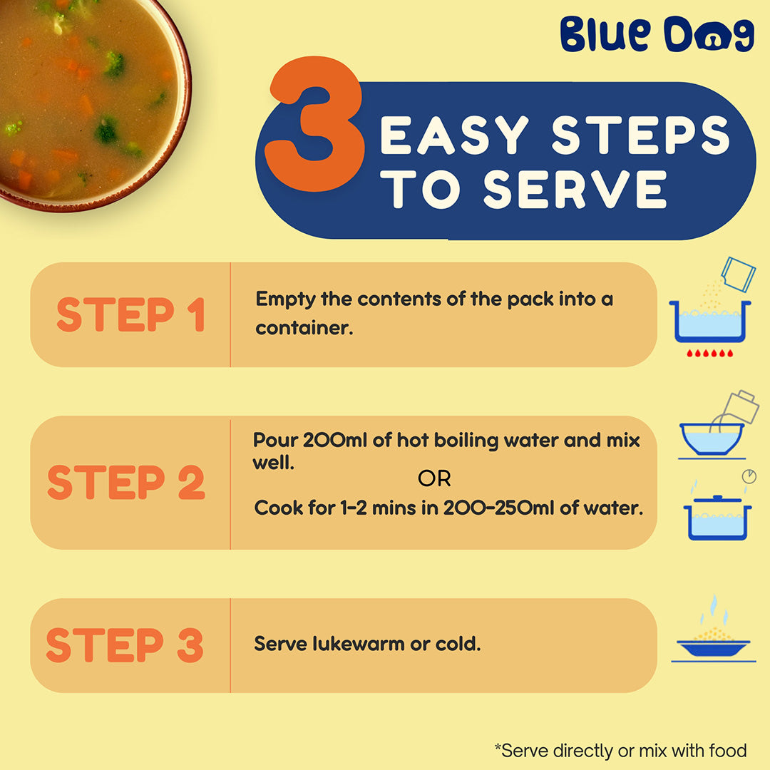 Bluedog Chicken & Vegetable Instant Soup