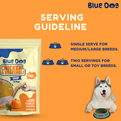 Bluedog Chicken & Vegetable Instant Soup