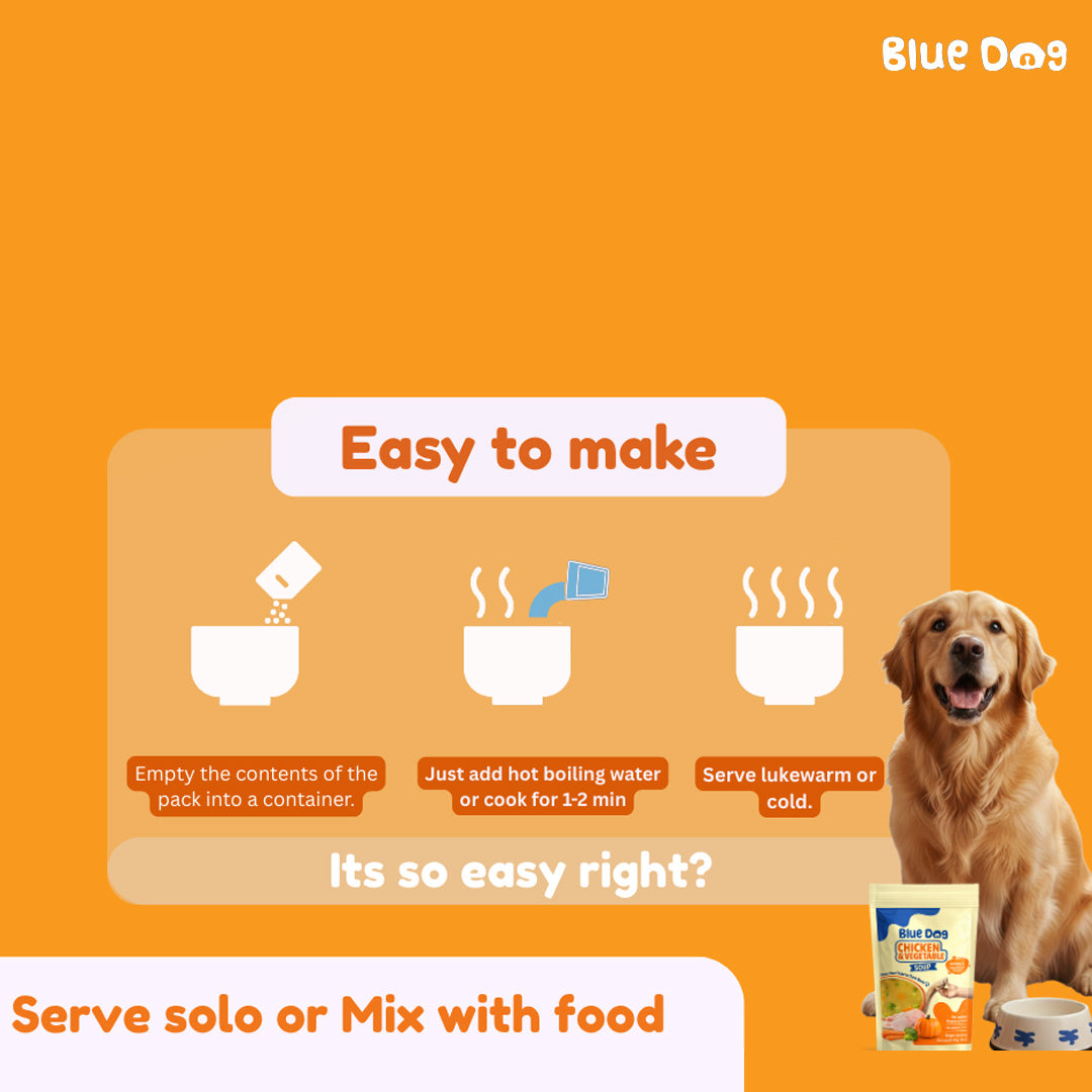 Bluedog Chicken & Vegetable Instant Soup