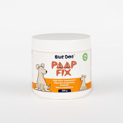 Bluedog Poopfix Prebiotic High Fiber Gut Health Supplement For Dogs