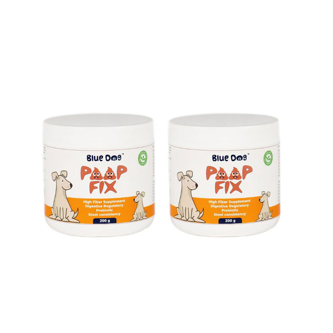 Bluedog Poopfix Prebiotic High Fiber Gut Health Supplement For Dogs