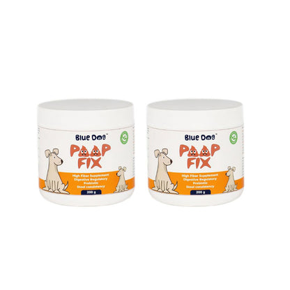 Bluedog Poopfix Prebiotic High Fiber Gut Health Supplement For Dogs