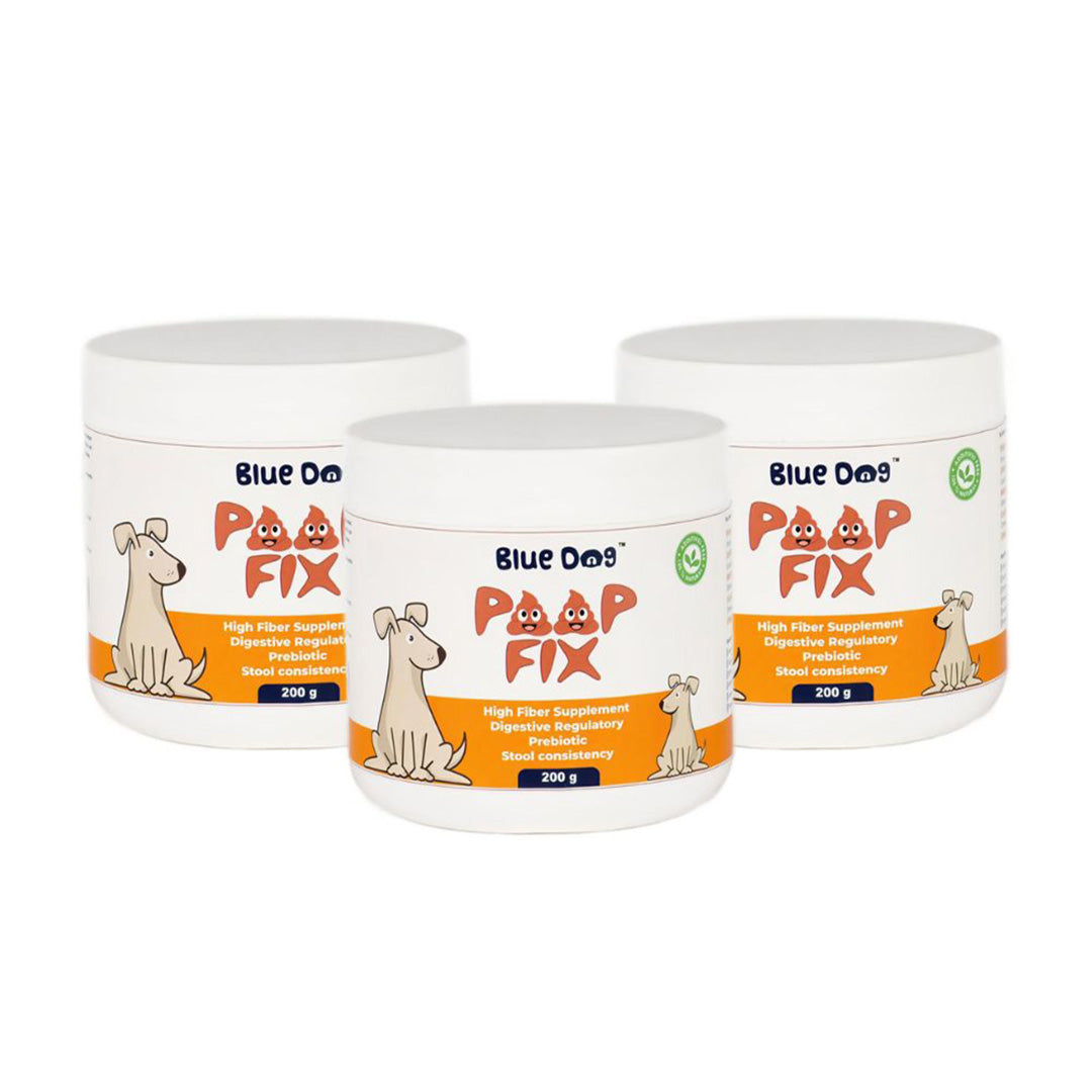 Bluedog Poopfix Prebiotic High Fiber Gut Health Supplement For Dogs