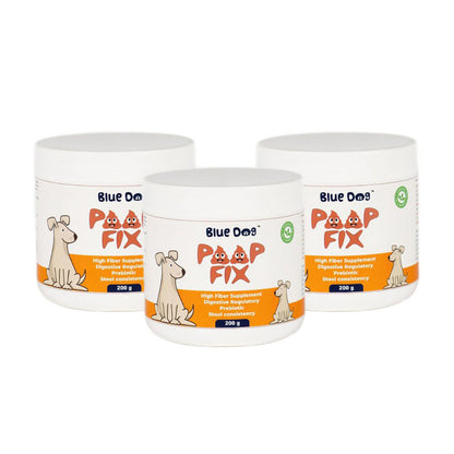 Bluedog Poopfix Prebiotic High Fiber Gut Health Supplement For Dogs
