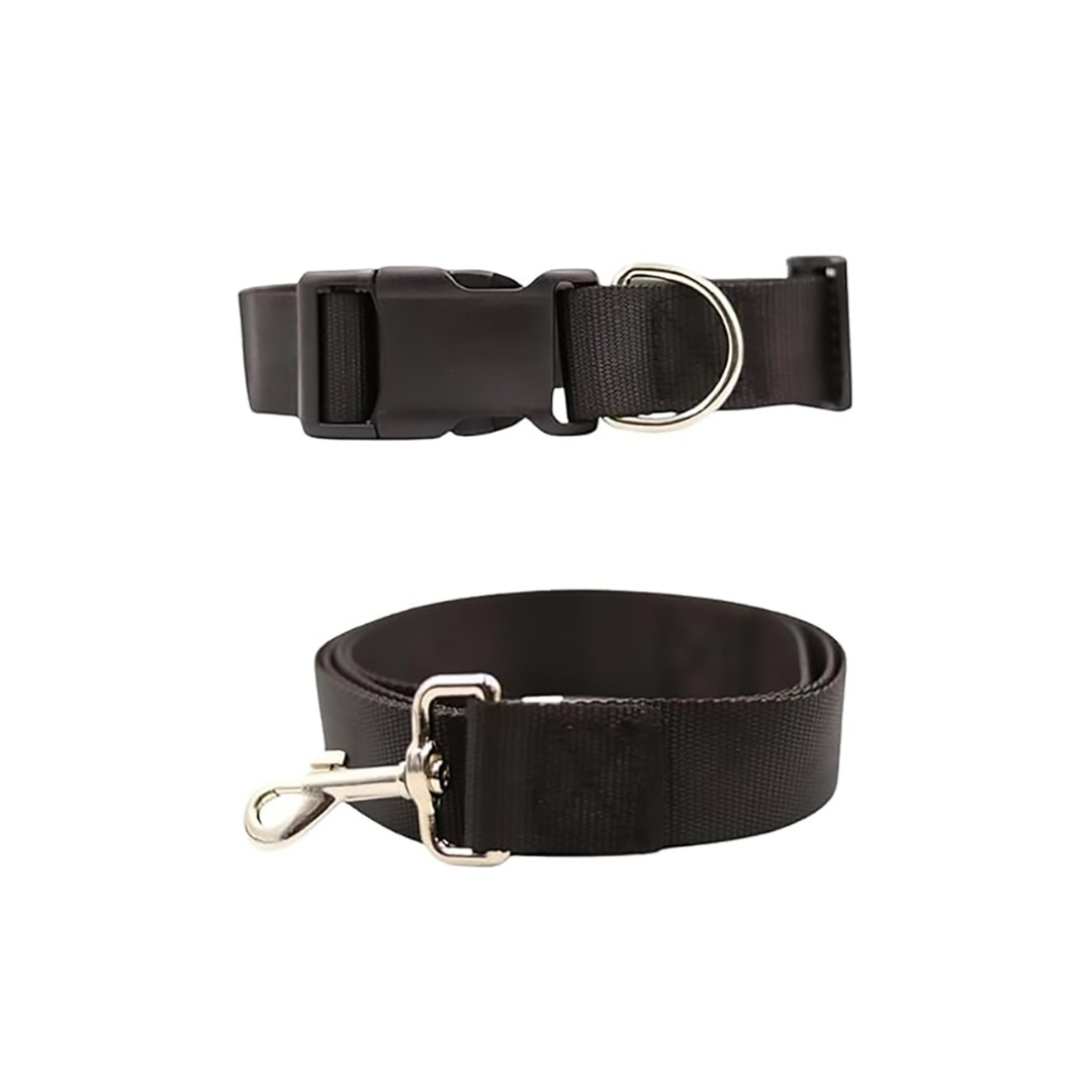 Bravo and Company Leash and Collar | Black