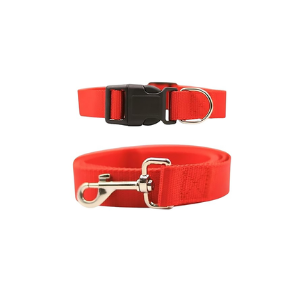 Bravo and Company Leash and Collar | Red