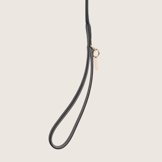 Bruni Boi City Boi Black Leather Dog Leash