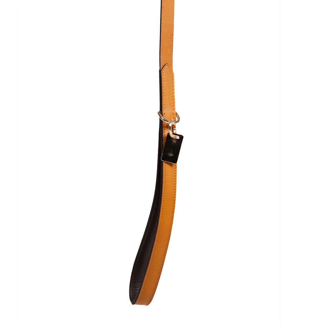 Bruni Boi City Boi Tan Leather Dog Leash