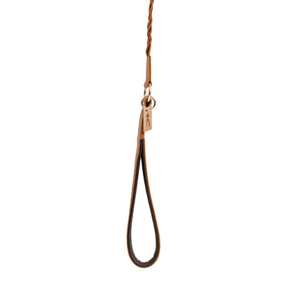 Bruni Boi Braid Tan Leather Dog Leash