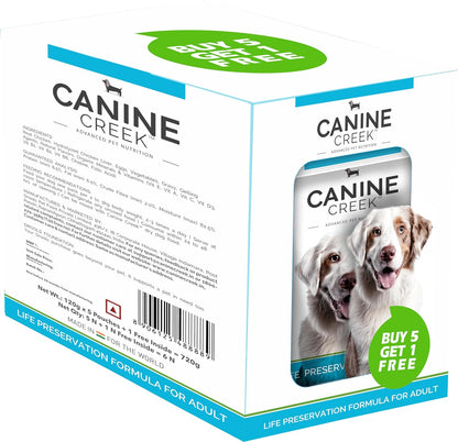 Canine Creek Adult Gravy 120g (5+1 Pieces)