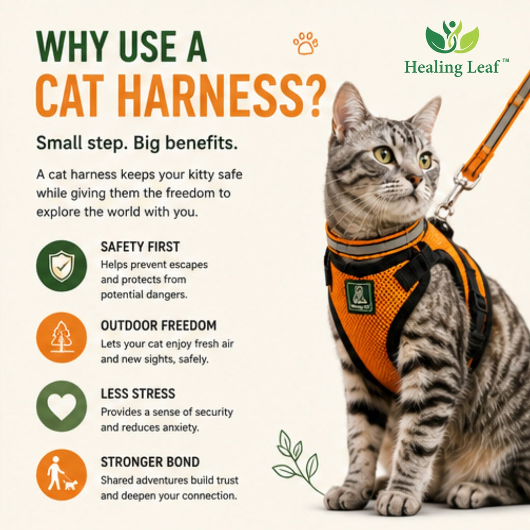 Healing Leaf Cat harness (Full body)