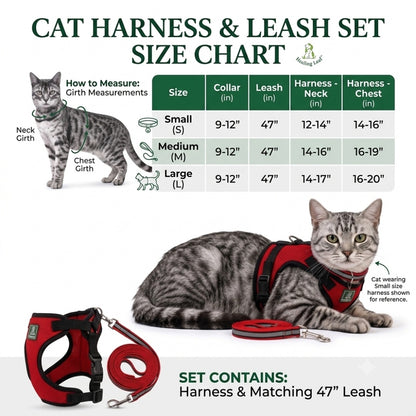 Healing Leaf Cat harness (Full body)