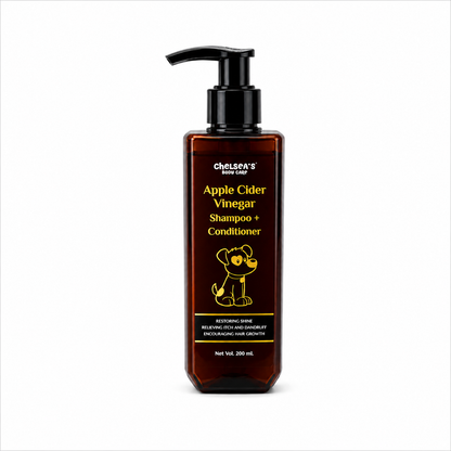 Chelsea's Body Care Apple Cider Vinegar Shampoo + Conditioner for Dogs & Cats