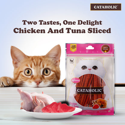 Cataholic Chicken and Tuna Sliced