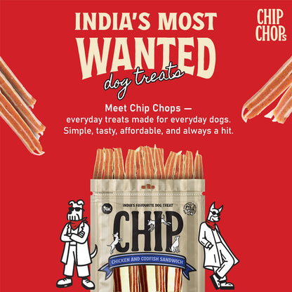 Chip Chops Chicken & Codfish Sandwich, 70 gm