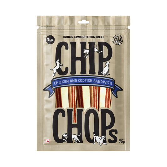 Chip Chops Chicken & Codfish Sandwich, 70 gm
