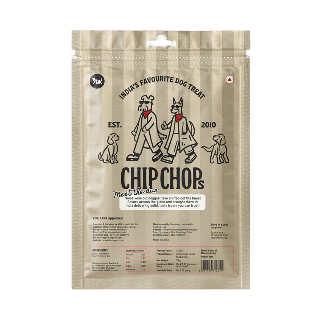 Chip Chops Roast Duck Strips, 70 gm
