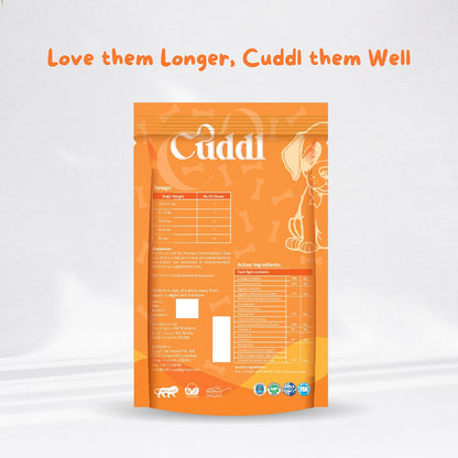 Cuddl Bone & Joint Chews for Dogs with Calcium