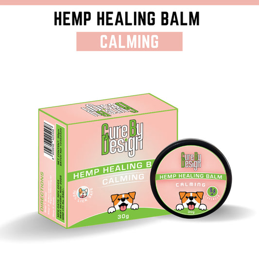 Cure By Design Hemp Healing Balm for Dogs & Cats | Calming | 30gm