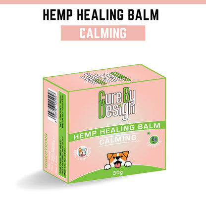 Cure By Design Hemp Healing Balm for Dogs & Cats | Calming | 30gm