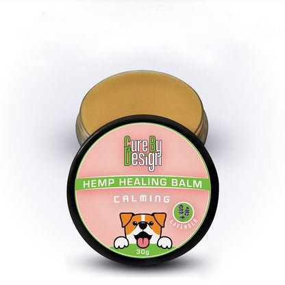 Cure By Design Hemp Healing Balm for Dogs & Cats | Calming | 30gm