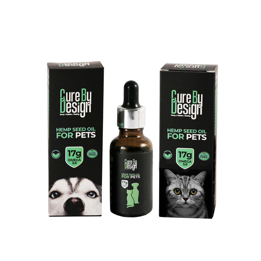 Cure By Design Hemp Seed Oil for Dogs & Cats | 30ml