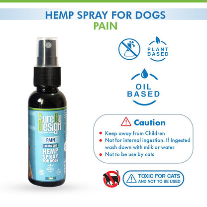 Cure By Design Hemp Spray for Dogs | Pain Relief