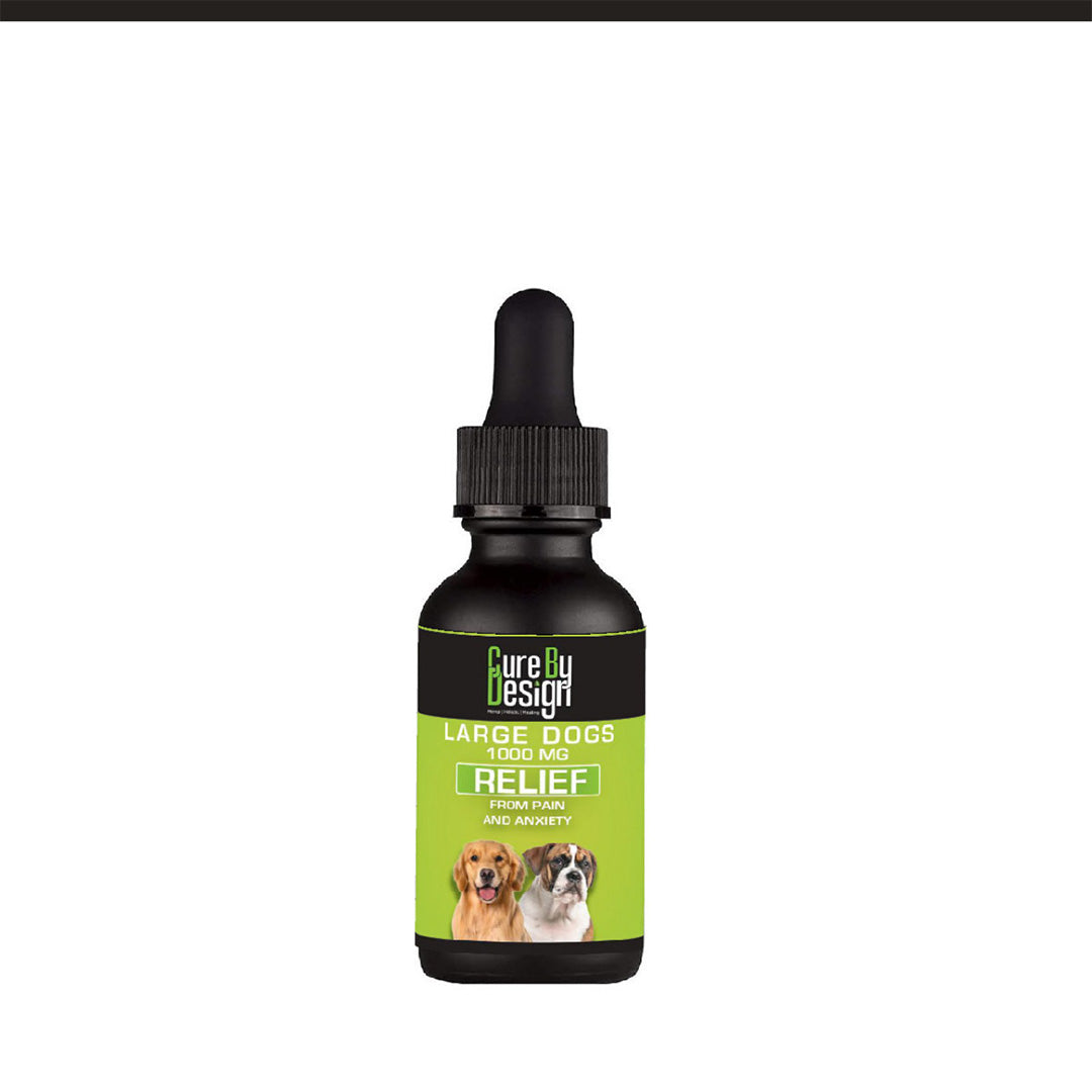 Cure By Design Relief for Dogs & Cats |  1000mg CBD 30ml